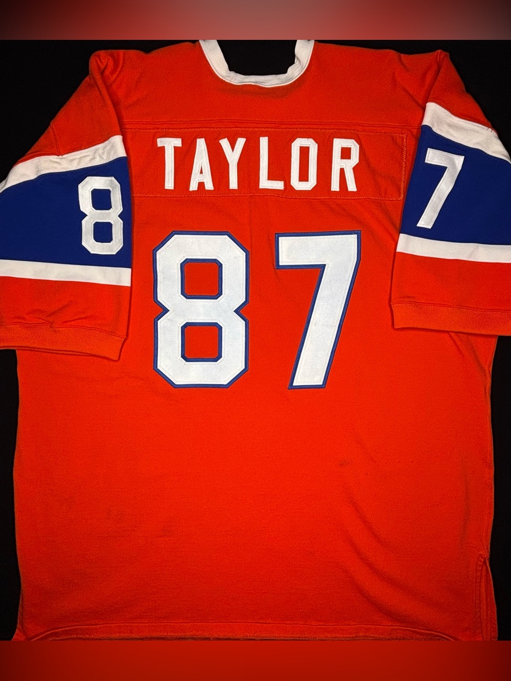 Rare Denver Broncos Lionel Taylor Southland Athletic Football Jersey Size: 64